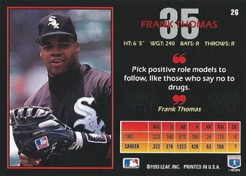 Frank Thomas  baseball card collectible - Main Image 2