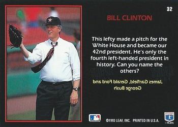 President Clinton  baseball card collectible - Main Image 2