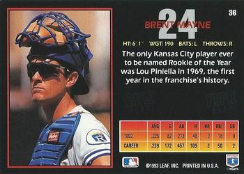 Brent Mayne  baseball card collectible - Main Image 2
