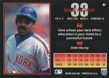Eddie Murray  baseball card collectible - Main Image 2
