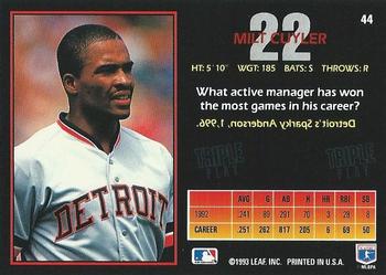 Milt Cuyler  baseball card collectible - Main Image 2