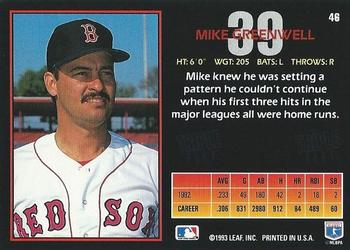 Mike Greenwell  baseball card collectible - Main Image 2
