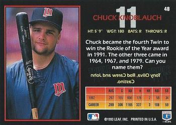 Chuck Knoblauch  baseball card collectible - Main Image 2