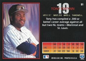 Tony Gwynn  baseball card collectible - Main Image 2