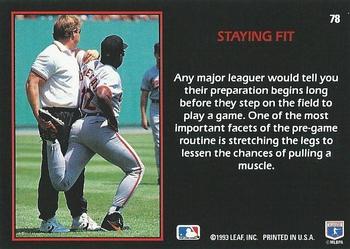 Staying Fit  baseball card collectible - Main Image 2