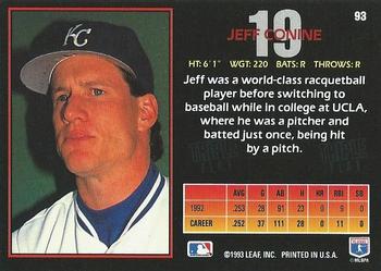 Jeff Conine  baseball card collectible - Main Image 2