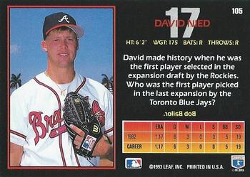 David Nied  baseball card collectible - Main Image 2