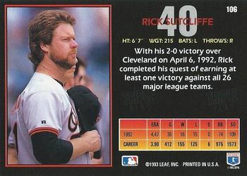 Rick Sutcliffe  baseball card collectible - Main Image 2