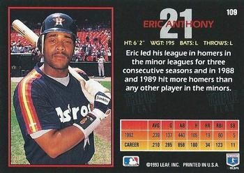 Eric Anthony  baseball card collectible - Main Image 2