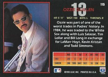 Ozzie Guillen  baseball card collectible - Main Image 2