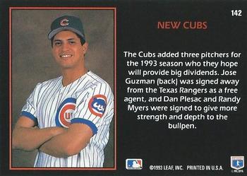 Dan Plesac / Randy Myers / Jose Guzman  baseball card collectible - Main Image 2