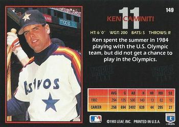 Ken Caminiti  baseball card collectible - Main Image 2