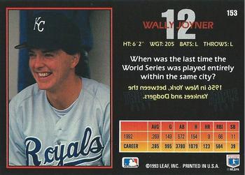 Wally Joyner  baseball card collectible - Main Image 2