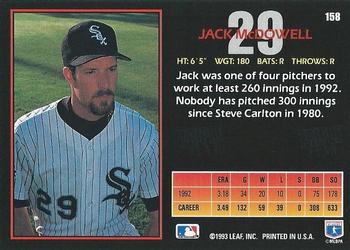 Jack McDowell  baseball card collectible - Main Image 2
