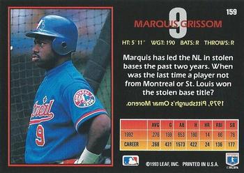 Marquis Grissom  baseball card collectible - Main Image 2