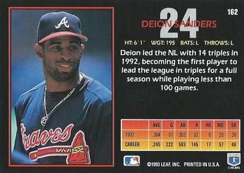 Deion Sanders  baseball card collectible - Main Image 2