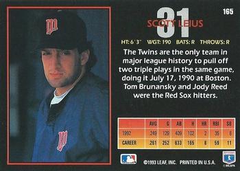 Scott Leius  baseball card collectible - Main Image 2