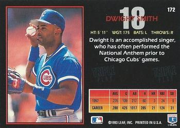 Dwight Smith  baseball card collectible - Main Image 2