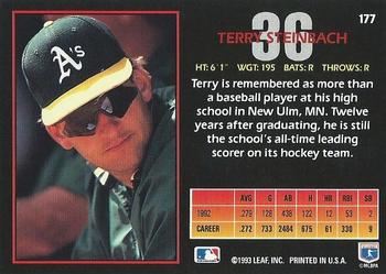 Terry Steinbach  baseball card collectible - Main Image 2