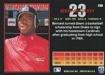 Bernard Gilkey  baseball card collectible - Main Image 2