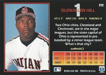 Glenallen Hill  baseball card collectible - Main Image 2