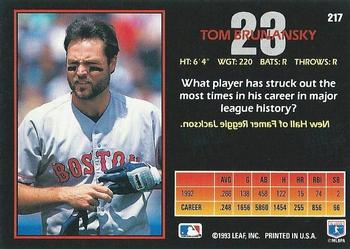 Tom Brunansky  baseball card collectible - Main Image 2
