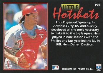 Darren Daulton  baseball card collectible - Main Image 2