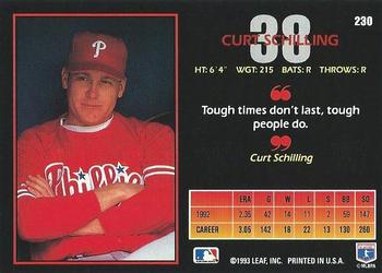 Curt Schilling  baseball card collectible - Main Image 2