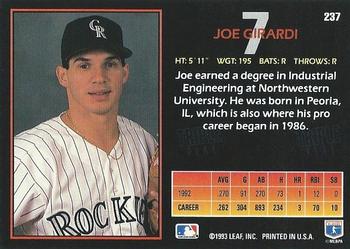 Joe Girardi  baseball card collectible - Main Image 2