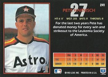Pete Harnisch  baseball card collectible - Main Image 2
