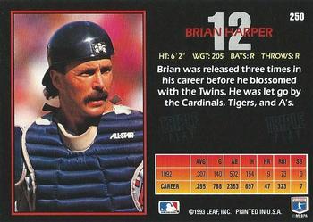 Brian Harper  baseball card collectible - Main Image 2