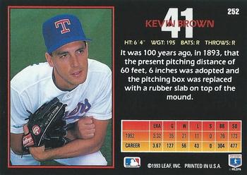 Kevin Brown  baseball card collectible - Main Image 2