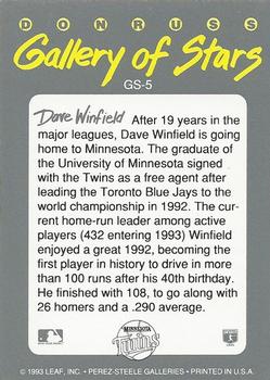 Dave Winfield  baseball card collectible - Main Image 2