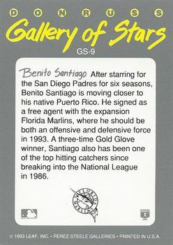 Benito Santiago  baseball card collectible - Main Image 2