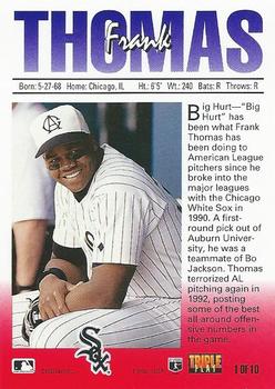Frank Thomas  baseball card collectible - Main Image 2