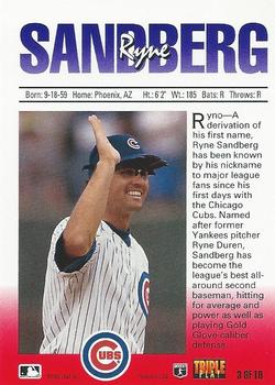 Ryne Sandberg  baseball card collectible - Main Image 2