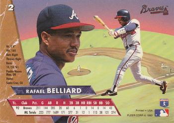 Rafael Belliard  baseball card collectible - Main Image 2
