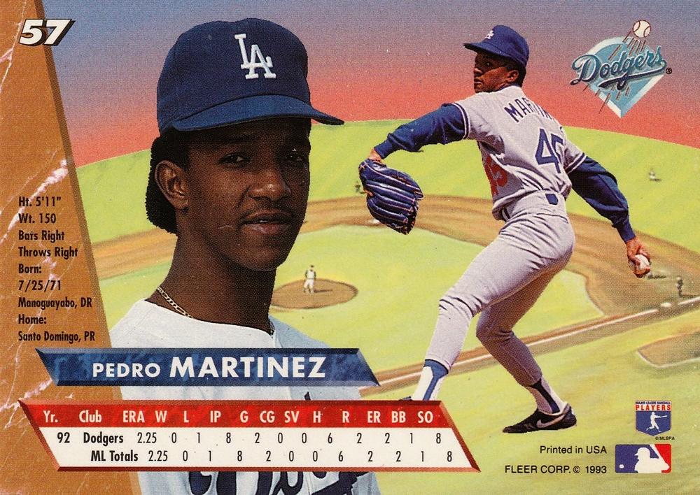 Pedro Martinez  baseball card collectible - Main Image 2