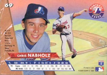 Chris Nabholz  baseball card collectible - Main Image 2