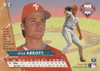 Kyle Abbott  baseball card collectible - Main Image 2