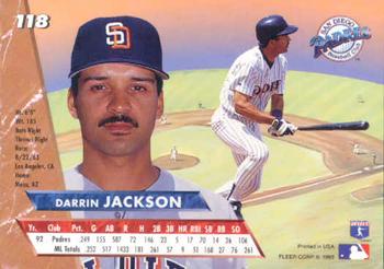 Darrin Jackson  baseball card collectible - Main Image 2