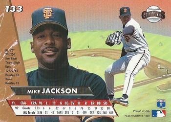 Mike Jackson  baseball card collectible - Main Image 2