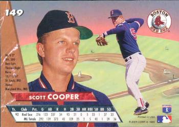 Scott Cooper  baseball card collectible - Main Image 2