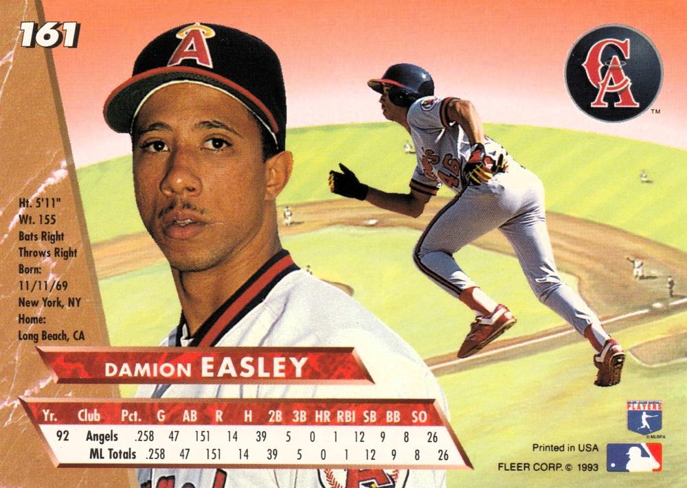 Damion Easley  baseball card collectible - Main Image 2