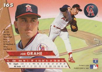 Joe Grahe  baseball card collectible - Main Image 2
