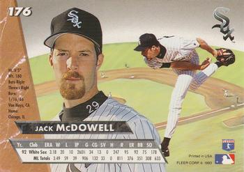 Jack McDowell  baseball card collectible - Main Image 2