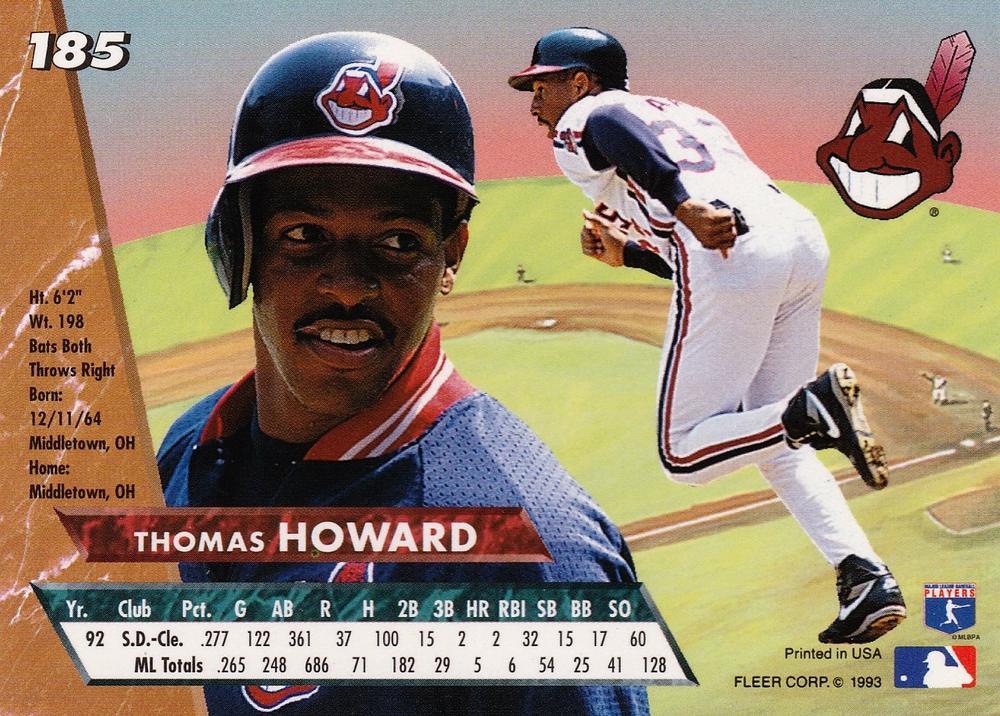 Thomas Howard  baseball card collectible - Main Image 2