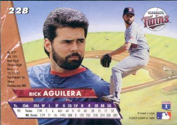 Rick Aguilera  baseball card collectible - Main Image 2