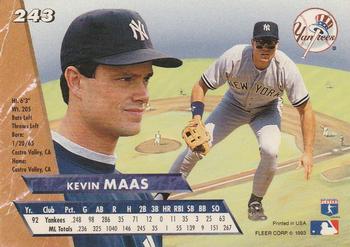 Kevin Maas  baseball card collectible - Main Image 2