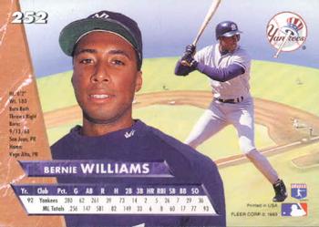 Bernie Williams  baseball card collectible - Main Image 2